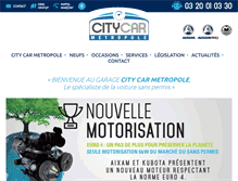 Tablet Screenshot of city-car-metropole.com
